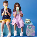 b.box Snack Containers for Kids, Toddler Snack Box Container, Reusable Small Bento Box for Lunch, School & Travel, Leak Proof, BPA free, Dishwasher Safe, Ages 4 months+ (Spearmint, 12oz capacity) by TinyTreasures Baby Boutique