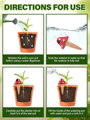 Kalolary 4Pcs Plant Watering Globes, Self Watering Spikes Terracotta Drip Water Stakes Irrigation Watering Bulbs for Pot, Indoor, Outdoor, Vacation (Mushroom) by GreenHaven Gardens