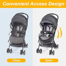Mosquito Net for Stroller, Universal 3D Baby Bug Net with Two-Way Zippers & Storage Bag, Breathable & Foldable Netting for Stroller, Bassinet,Cradle（Black） by TinyTreasures Baby Boutique
