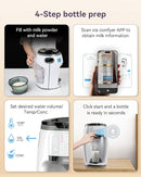 Instant Formula Maker comfyer, Customizable and Automatic Formula Dispenser Machine with Accurate Temperature Control for Baby, Automatic Powder Blending for All Brands of Bottle and Formula, White by TinyTreasures Baby Boutique