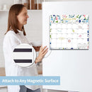 2025-2027 Magnetic Fridge Calendar 21 Monthly Magnetic Calendar for Refrigerator Planner Runs from October 2025 Until June 2027 Easy Organizing Markers Tearable (Flower) by TinyTreasures Baby Boutique