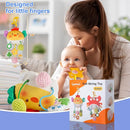 Car Seat Toy for Babies 0-6 Months, Stroller Toy with a Convenient clip, Carseat Toys Hanging Baby Accessories,Built-In Bell, Rattle,Squeaky,Mirror for infant,Babies Gift 0-3-6-12 months Boy Girl by TinyTreasures Baby Boutique