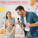 YLL Mini Karaoke Machine for Kids Adults, Portable Bluetooth Speaker with 2 Wireless Microphones, TOP Birthday Gifts Toys for Girls Ages 3, 4, 5, 6, 7, 8, 9,10,11,12+ Years Old Toddler (Lightpink) by TinyTreasures Baby Boutique