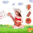 YOLOPARK 17" Kids Toy Guitar for Girls Boys, Mini Toddler Ukulele Guitar with 4 Strings Keep Tones Can Play for 3, 4, 5, 6, 7 Year Old Kids Musical Instruments Educational Toys for Beginner by TinyTreasures Baby Boutique