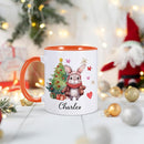 Custom Christmas Coffee Mug Personalized Hot Chocolate Mug for Kids Customized Hot Cocoa Cups with Name 11oz Ceramic Santa Mugs Winter Holiday Xmas Mugs Christmas Gifts for Family Kids Xmas Decor by TinyTreasures Baby Boutique