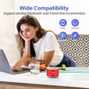 LENRUE A2 Portable Wireless Bluetooth Speaker with Lights and Lanyard,5W Mini Small Metal Speakers Bluetooth 5.0/Aux-in for iPhone Android Home Outdoor,Gift for Women/Girls by TinyTreasures Baby Boutique