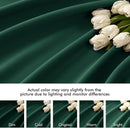 MIULEE Hunter Green Back Tab Blackout Curtains 108 Inch Long 2 Panels Set for Living Room Bedroom, Rod Pocket/Pinch Pleat Extra Long Thermal Insulated Room Darkening Pleated Window Drapes by TinyTreasures Baby Boutique