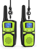 WokTok Adult Walkie Talkies Long Range Rechargeable Portable Two-Way Walkie Talkie, Camping Gear, SOS Sirens, NOAA Weather Alarms, Kid's Toys, Easy-to-Use Walkie Talkies,2 Packs(No Batteries) by TinyTreasures Baby Boutique