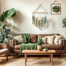 Artificial Eucalyptus Wall Decor Fake Greenery Leaves Stems Home Decor Wall Hanging Plants Boho Rustic Farmhouse Decor for Bedroom Kitchen Dining Room Livingroom Bathroom Livingroom (Small) by CozyNest Decor
