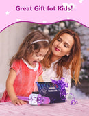 Amazmic Toys for Girls, Kids Karaoke Microphone Toddler Microphone for Kids with Lights, Birthday Gift for Girls, Boys Toy Age 3 4 5 6 7 8+(Light Purple) by TinyTreasures Baby Boutique