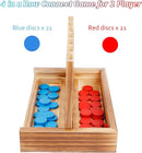 Glintoper Shut The Box & 4 in a Row Tables Game Set, Classic Wood Dice Game with Numbers & Line Up 4 Game for Kids Family, Living Room Rustic Coffee Table Decor, Travel Game Strategy Board Games by TinyTreasures Baby Boutique