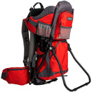ClevrPlus Canyonero Camping Baby Backpack Hiking Kid Toddler Child Carrier with Stand and Sun Shade Visor, Red by TinyTreasures Baby Boutique