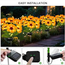 Solar Sunflower Lights 6 Pack with 36 Sunflower Solar Lights Outdoor Garden Decor Birthday Gift for Mom Women Grandma,Waterproof Solar Flower Garden Stake Lights for Yard Landscape Patio Lawn Pathway by CozyNest Decor