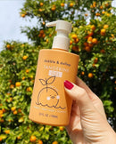 Dabble & Dollop Tangerine Body Wash & Shampoo – 3-in-1 Natural Bubble Bath for Kids, Made in USA, No Parabens or Sulfates, Vegan, Gluten-Free, Tear-Free (10oz, Pack of 2) by TinyTreasures Baby Boutique