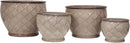 Headwind 6" Lattice - Mocha Crème by CozyNest Decor