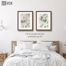 VCK 22x28 Picture Frame 3 Pack, Brown Wood Poster Frame with Exclusive Wood Grain, Wall Mounting Hanging by CozyNest Decor