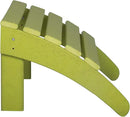 WestinTrends Outdoor Ottoman, Patio Adirondack Ottoman Foot Rest, All Weather Poly Lumber Folding Foot Stool for Adirondack Chair, Widely Used for Outside Porch Pool Lawn Backyard, Lime by CozyNest Decor