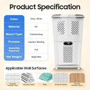 Movable Household Laundry Basket,2 Tier Laundry Hamper Basket Sorter with Wheels&Handle,Large Hand-Held Laundry Basket Clothes Storage Organizer for Bathrooms Bedrooms by CozyNest Decor