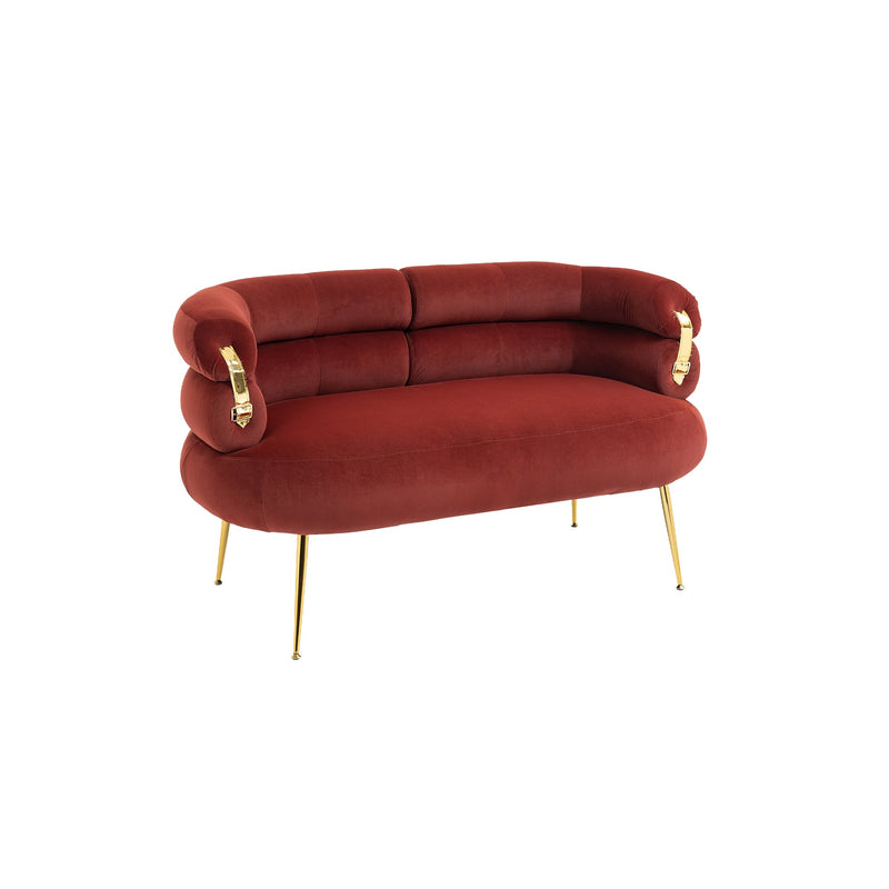 Accent Chair, leisure chair with Golden feet