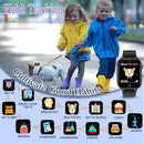 Goodatech Smart Watch for Kids 4-12 Years Boys Girls, 26 Puzzle Games,HD Camera,Video Music Player,Pedometer,Flashlight,Calendar,Alarm Clock,Aluminum Case,Sport Band (Black) by TinyTreasures Baby Boutique