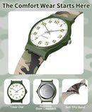 Kids Analog Watch Boys Girls, 30M Waterproof, Sports Watch for Boys, Easy to Read Children's Thin Dial Wrist Watches with Soft Band, for Ages 5-15 Kids Great Birthday Gifts Christmas Day by TinyTreasures Baby Boutique