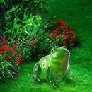 TIJNN Solar Frog Lights Deck Decorative Lighting Statue Lawn Patio Backyard Outdoor Garden Decoration Housewarming Gift by CozyNest Decor