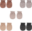 5 Pairs Baby Not Scratch Mittens 0-6 Months New Born Boy Girl Gloves Cute Infant Accessories by TinyTreasures Baby Boutique