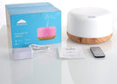 BlueHills Premium 1000 ML XL Essential Oil Diffuser Aromatherapy Humidifier with Remote Timer for Large Room Home 18 Hour Run Huge Coverage Area 1 Liter Mood Light Extra Large Capacity Wood Grain D004 by TinyTreasures Baby Boutique