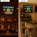 Personalized Bar Signs with Your Name for home wall light up with personalized pub name, man cave accessories, beer themed neon customizable lighted sign by CozyNest Decor