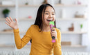 eKids Wicked Karaoke Microphone for Kids, Bluetooth Microphone Includes Built-in Music and Light Show, Designed for Fans of Wicked Toys by TinyTreasures Baby Boutique