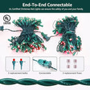 Led Christmas Net Lights Outdoor Christmas Decorations 120Led 6Ftx4Ft Connectable Waterptoof Mesh Net Lights for Trees Bushes Wedding Garden Outdoor Christmas Decorations (Red) by GreenHaven Gardens