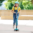 Micro Kickboard - Maxi Deluxe Foldable LED - Three Wheeled, Lean-to-Steer, Fold-to-Carry Swiss-Designed Micro Scooter for Kids with Motion-Activated Light-Up Wheels for Ages 5-12 by TinyTreasures Baby Boutique