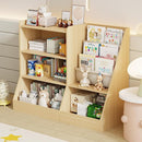 39" Large Kids Wooden Bookshelf and Toy Storage Organizer, Baby Bookcase with Sling Book Rack, Children Toddler Wooden Book Shelf for kids rooms, Playroom, Classroom, Nursery, School (Natural) by TinyTreasures Baby Boutique