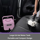 Steam Cleaner: 1650W, Fast 50-Sec Heat-Up-21-Piece Kit Refill Anytime-No Cooling-Detachable Hose Steamer Mop for Home Use Car Bed Furniture Bathroom Tile Grout Floor Cleaning And More Pink by TinyTreasures Baby Boutique