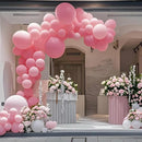140pcs Pink Round Balloons Different Sizes 18 12 10 5 Inch Latex Balloons for Arch Decoration Party Balloon Kit for Graduation Birthday Party Wedding Balloon Baby Shower Decoration by TinyTreasures Baby Boutique