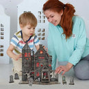 DIY Mini House Kit, Miniature Haunted House Kits with LED Accessories Furniture, 3D Wooden Puzzles for Adults, Dollhouse Craft Gifts for Girls, Boys, Teens by CozyNest Decor
