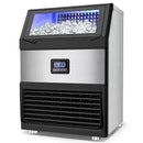 Commercial Ice Maker Machine 250LBS/24H with 75LBS Storage Bin, Stainless Steel Undercounter/Freestanding Ice Maker Machine for Home Bar Outdoor, 80PCS Ice Cubes Ice Machine, Self Cleaning by CozyNest Decor