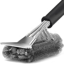 BBQ Grill Brush for Outdoor Grill Safe Stainless Steel Woven Wire Heavy Duty Grill Accessories Cleaning BBQ Accessories, Safe Cleaner Brush Suitable for Gas Charcoal Grilling Grates by GreenHaven Gardens