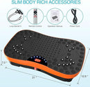 AXV Vibration Plate Exercise Machine Whole Body Workout Portable Mini Vibrate Fitness Platform Lymphatic Drainage Machine for Weight Loss Shaping Toning Wellness Home Gyms Workout (Mini) by CozyNest Decor