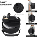 Snare Drum Set, 14" x 5.5" Marching Snare Drum with Stand & Storage Padded Bag + Silent Mute Pad + Drums Sticks + Drumstick Holder + Drums Key + Damper Gels for Adults Kids Beginners (Black) by TinyTreasures Baby Boutique