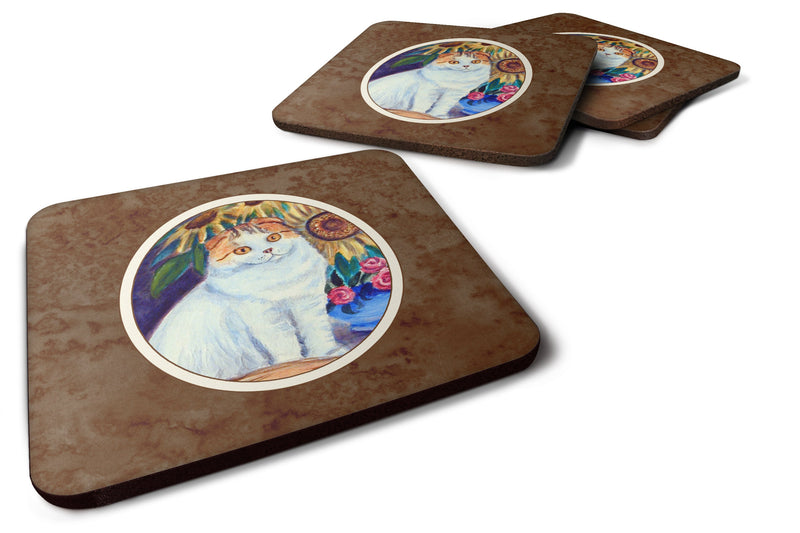 Cat Foam Coaster Set of 4 7153FC