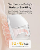 Nuliie Hands-Free Breast Pump, Wearable Breastfeeding Pump 4 Modes 9 Levels with 18/21/24MM Flange, Electric Breast Pump Portable, Replaced Pumping Accessories Included (Ghostwhite, 2 Packs) by TinyTreasures Baby Boutique
