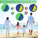 Jalunth Ball Catch Set Game Toss Paddle - Beach Toys Back Yard Outdoor Games Lawn Backyard Target Throw Catch Sticky Mitt Set Age 3 4 5 6 7 8 9 10 11 12 Years Old Boys Girls Kids Easter Gifts by TinyTreasures Baby Boutique