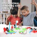 5 Bulk STEM Generator Kits for Kids, DC Motor Science Experiments, Engineering Building Projects Activities STEAM Toys, Class Educational Learning Classroom Activity, Free Energy Hand Generators Kit by TinyTreasures Baby Boutique