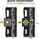 BougeRV Hitch Wall Mount, Adjustable 1.25"/2" Receiver, Heavy Duty 300LBS Bike Cargo Rack Storage, Hanging Garage Organizer, Trailer Hitch Receiver for Hitch Bicycle Ski Rack Storage Organizer by GreenHaven Gardens
