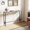 47.2'' Console Table, Skinny Entryway Table with Fast-Charging Station, Narrow Long Sofa Table, Behind Slim Couch Table for Entrance, Hallway, Living Room Decor ST-GY120-1 by CozyNest Decor