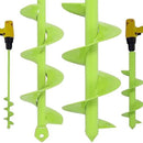TCBWFY 2 Pack Garden Auger Drill Bit for Planting,3.5"x16" & 1.6"x16.5" Rapid Planter Bulb&Bedding Plant Auger,Earth Drill for 3/8" Hex Drive,Fence Post,Umbrella Hole Digger by GreenHaven Gardens
