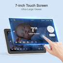 Simsky Video Baby Monitor, Dual 4MP Cameras with 6X Zoom, 7" UHD Large Touch Screen Smart Portable Audio Monitor, 24/7 Recording in app, AI Tracking, Intelligence Detection, 32GB Local Storage by TinyTreasures Baby Boutique