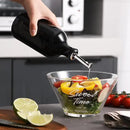 Sweejar Ceramic Olive Oil Dispenser Bottle, Opaque Oil Cruet Protects Oil to Reduce Oxidation, Suitable for Storage Oil, Vinegar, Coffee Syrups & Other Liquids, Pack of 1, 15.5 Fl Oz (Black) by CozyNest Decor