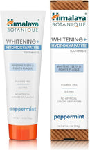 Himalaya Botanique Peppermint Whitening+ Hydroxyapatite (nHA) Toothpaste, Whiter Teeth & Fresher Breath with Hydroxyapatite Support & Peppermint Flavor, Fluoride Free, SLS Free, & Vegan, 4.0 oz (113g) by CozyNest Decor